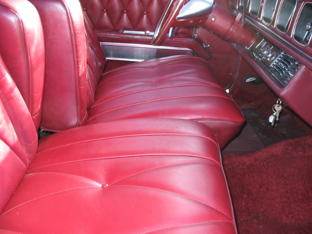 1968 Continental Mark III interior