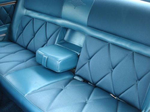 1969 Continental Mark III rear seats