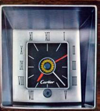 1973 Continental Mark IV Cartier clock - standard