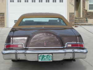 1975 Continental Mark IV - rear view