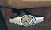 1975 Continental Mark IV - locking hood latch release - optional 