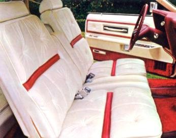 1975 Continental Mark IV - Lipstick and White Luxury Group 