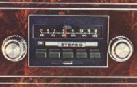 1977 Continental Mark V AM/FM Radio w/4 speakers - standard