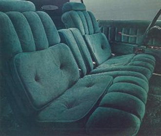 1977 Continental Mark V Givenchy Majestic Velour interior 