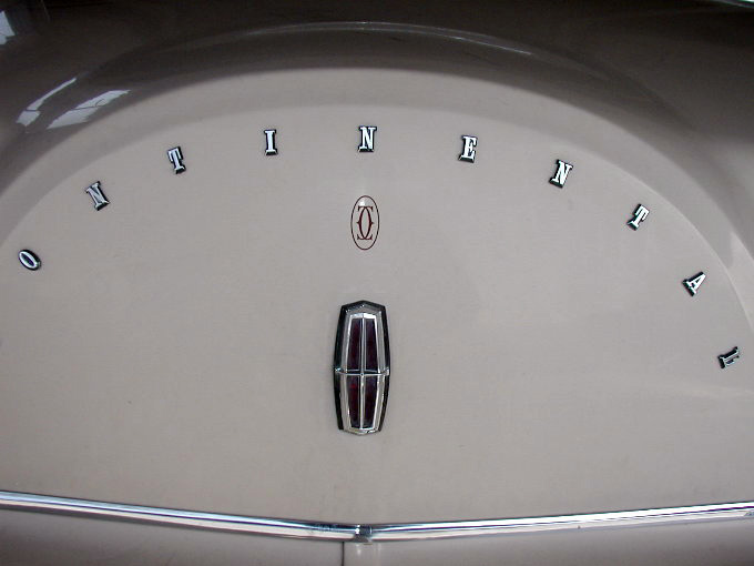 1979 Continental Mark V Cartier monogram on decklid 