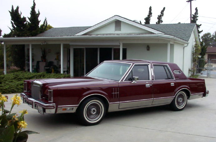 1980 Continental Mark VI Signature Series 4-door Sedan in Maroon