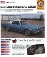 1968-1971 Continental Mark III - IMP Brochure