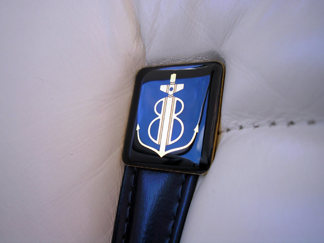 1979 Continental Mark V Bill Blass seat detail